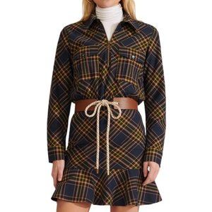 Veronica Beard Plaid Multi Roberta Dress